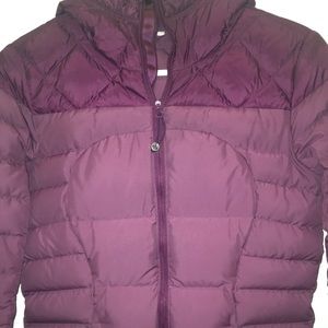 Plum Lululemon Puffer jacket